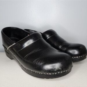 Sanita Women's Black Leather Clogs Shoes Size US 11 /Eur 42